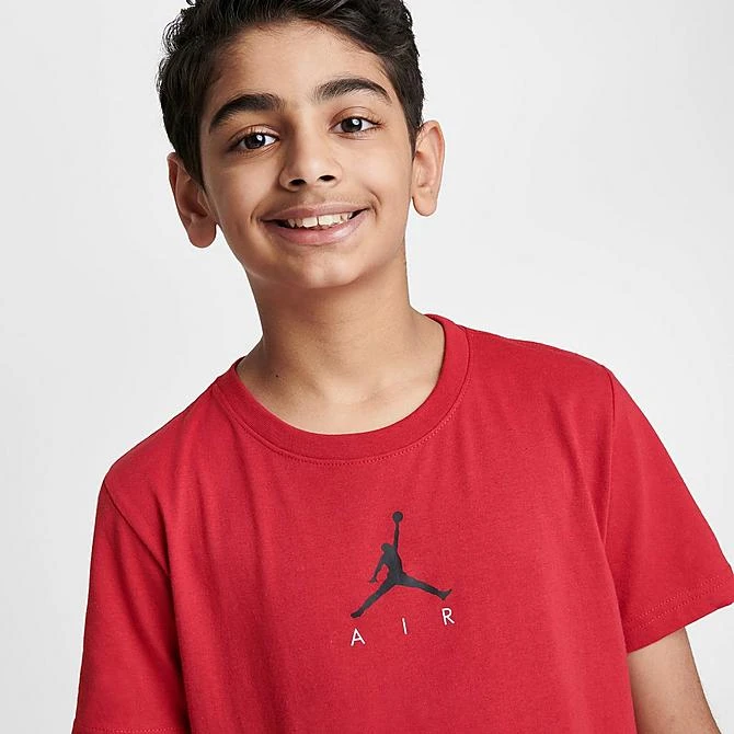 Nike Kids' Jordan Split The Defense Graphic T-Shirt Gym Red/Black/White - 95C188 R78 7 Nike Kids' Jordan Split The Defense Graphic T-Shirt Gym Red/Black/White - 95C188 R78 - Image 5