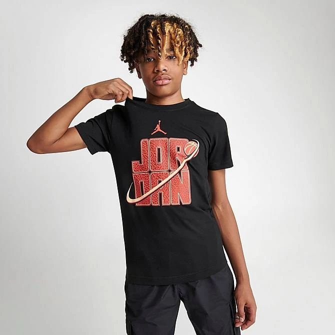 Nike Kids' Jordan Dunk On Mars T-Shirt Black - 95C238 023 5 Nike Kids' Jordan Dunk On Mars T-Shirt Black - 95C238 023 - Image 3