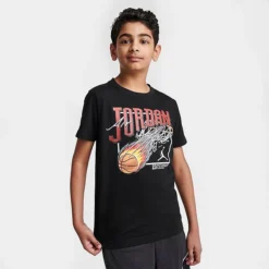 Nike Kids' Jordan Fireball Dunk T-Shirt Black - 95C253 023