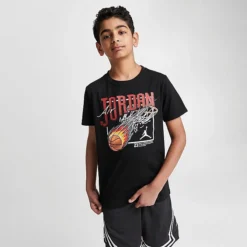 Nike Kids' Jordan Fireball Dunk T-Shirt Black - 95C253 023 -Default Template 7 95C253 023 M3
