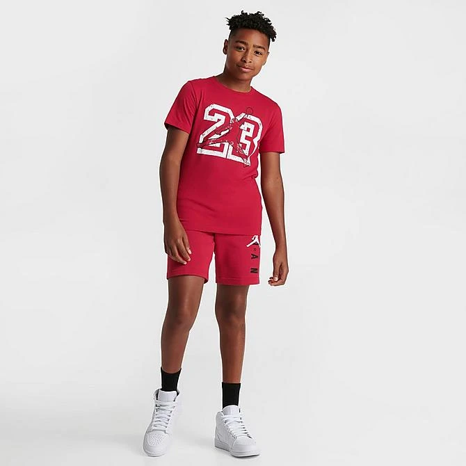 Nike Kids' Jordan Jumpman 23 T-Shirt Red/White - 95C529 R78 4 Nike Kids' Jordan Jumpman 23 T-Shirt Red/White - 95C529 R78 - Image 2