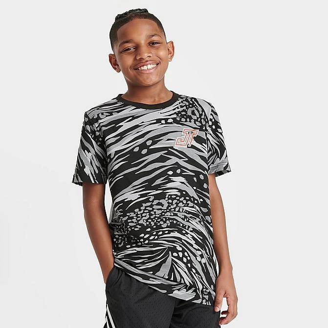 Nike Kids' Jordan Tatum Zoo T-Shirt Black - 95C647 023 3 Nike Kids' Jordan Tatum Zoo T-Shirt Black - 95C647 023
