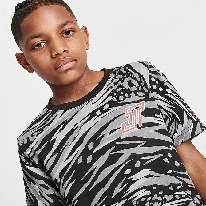 Nike Kids' Jordan Tatum Zoo T-Shirt Black - 95C647 023 7 Nike Kids' Jordan Tatum Zoo T-Shirt Black - 95C647 023 - Image 5