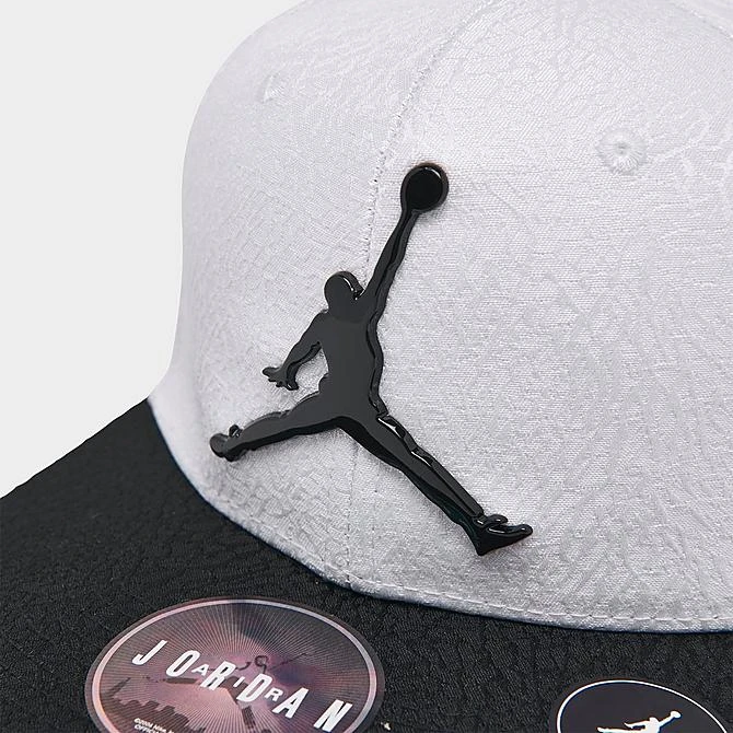 Nike Kids' Jordan Elephant Snapback Hat White/Black - 9A1623 001 7 Nike Kids' Jordan Elephant Snapback Hat White/Black - 9A1623 001 - Image 5