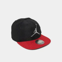 Nike Kids' Jordan Elephant Snapback Hat Black/Red - 9A1623 KR5 -Default Template 7 9A1623 KR5 P4