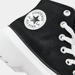 Girls' Little Kids' Converse Chuck Taylor All Star High Top Lugged Casual Shoes Black/Black/White - A03846C 001 -Default Template 7 A03846C 001 P3