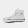 Girls' Little Kids' Converse Chuck Taylor High Top Casual Shoes Vintage White/Back Alley Brick/Gold - A04951F 103 -Default Template 7 A04951F 103 P1