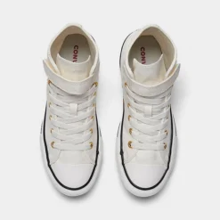 Girls' Little Kids' Converse Chuck Taylor High Top Casual Shoes Vintage White/Back Alley Brick/Gold - A04951F 103 -Default Template 7 A04951F 103 P5