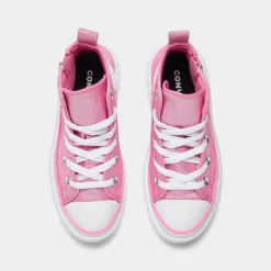 Girls' Little Kids' Converse Chuck Taylor All Star Lugged Lift Prism Glitter Platform Casual Shoes Oops Pink/White/Black - A05231C 674 -Default Template 7 A05231C 674 P5