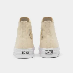 Girls' Big Kids' Converse Chuck Taylor All Star EVA Lift Platform Casual Shoes Natural Ivory/Natural Ivory/White - A06207C 101 -Default Template 7 A06207C 101 P4