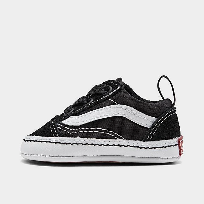 Boys' Infant Vans Sk8-Hi Crib Shoes Black/White - A346P6BT 001 3 Boys' Infant Vans Sk8-Hi Crib Shoes Black/White - A346P6BT 001