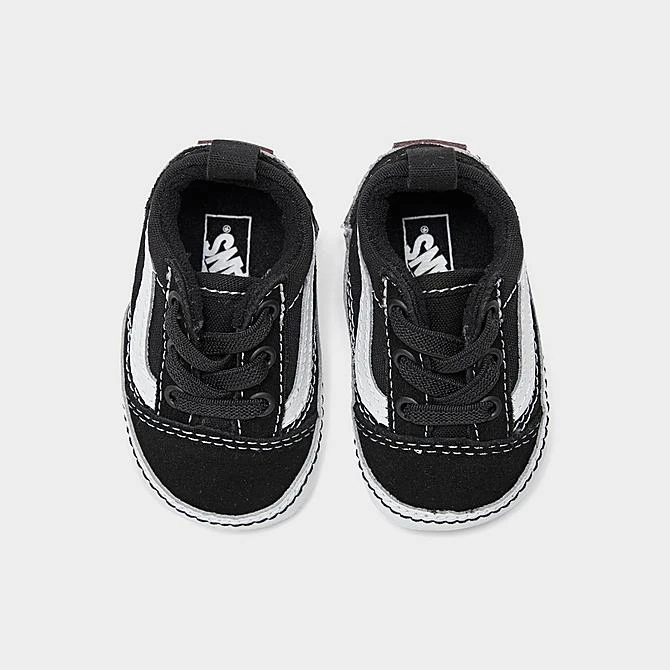 Boys' Infant Vans Sk8-Hi Crib Shoes Black/White - A346P6BT 001 7 Boys' Infant Vans Sk8-Hi Crib Shoes Black/White - A346P6BT 001 - Image 5
