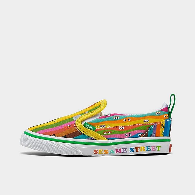 Kids' Toddler Vans X Sesame Street Classic Slip-On V Casual Shoes Multicolor - A3488BMC 900 3 Kids' Toddler Vans X Sesame Street Classic Slip-On V Casual Shoes Multicolor - A3488BMC 900