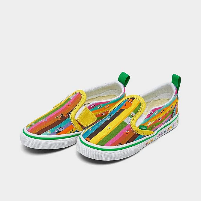 Kids' Toddler Vans X Sesame Street Classic Slip-On V Casual Shoes Multicolor - A3488BMC 900 4 Kids' Toddler Vans X Sesame Street Classic Slip-On V Casual Shoes Multicolor - A3488BMC 900 - Image 2