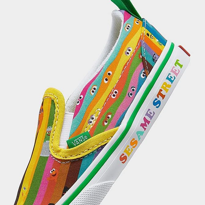 Kids' Toddler Vans X Sesame Street Classic Slip-On V Casual Shoes Multicolor - A3488BMC 900 5 Kids' Toddler Vans X Sesame Street Classic Slip-On V Casual Shoes Multicolor - A3488BMC 900 - Image 3