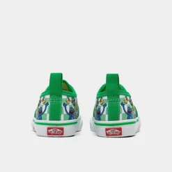Kids' Toddler Vans X Sesame Street Authentic Casual Shoes Green/White - A34A1BGK 310 -Default Template 7 A34A1BGK 310 P4
