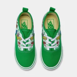 Kids' Toddler Vans X Sesame Street Authentic Casual Shoes Green/White - A34A1BGK 310 -Default Template 7 A34A1BGK 310 P5