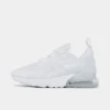 Little Kids' Nike Air Max 270 Casual Shoes White/Metallic Silver - AO2372 103 2 Little Kids' Nike Air Max 270 Casual Shoes White/Metallic Silver - AO2372 103 -Default Template 7 AO2372 103 P1