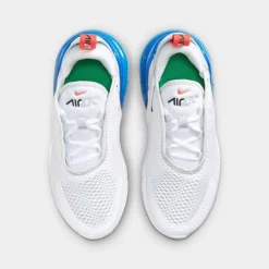 Little Kids' Nike Air Max 270 Casual Shoes White/Pure Platinum/Light Photo Blue/Black - AO2372 114 -Default Template 7 AO2372 114 P5