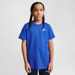 Kids' Nike Sportswear Logo T-Shirt Game Royal/White - AR5254 480 -Default Template 7 AR5254 480 M3