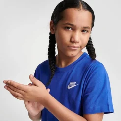 Kids' Nike Sportswear Logo T-Shirt Game Royal/White - AR5254 480 -Default Template 7 AR5254 480 M5