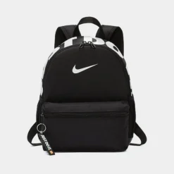 Kids' Nike Brasilia JDI Mini Backpack Black/Black/(Glossy White) - BA5559 013