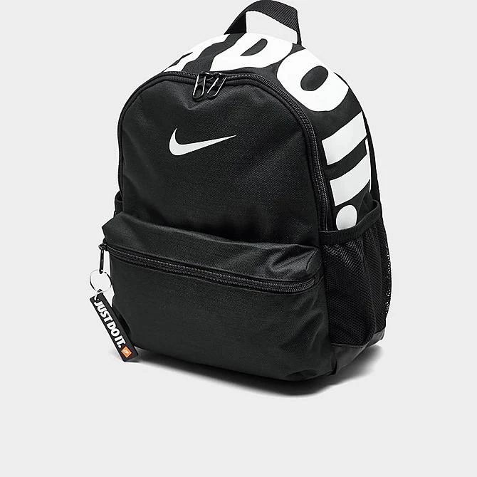 Kids' Nike Brasilia JDI Mini Backpack Black/Black/(Glossy White) - BA5559 013 6 Kids' Nike Brasilia JDI Mini Backpack Black/Black/(Glossy White) - BA5559 013 - Image 4