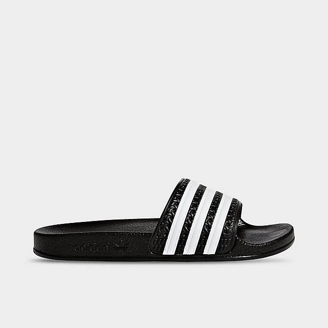 Boys' Big Kids' Adidas Adilette Slide Sandals Core Black/Cloud White/Core Black - BA7130 BLK 3 Boys' Big Kids' Adidas Adilette Slide Sandals Core Black/Cloud White/Core Black - BA7130 BLK