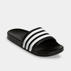 Boys' Big Kids' Adidas Adilette Slide Sandals Core Black/Cloud White/Core Black - BA7130 BLK 9 Boys' Big Kids' Adidas Adilette Slide Sandals Core Black/Cloud White/Core Black - BA7130 BLK -Default Template 7 BA7130 BLK P2
