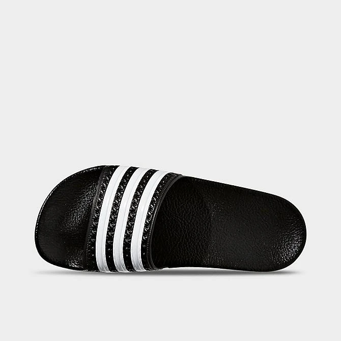 Boys' Big Kids' Adidas Adilette Slide Sandals Core Black/Cloud White/Core Black - BA7130 BLK 7 Boys' Big Kids' Adidas Adilette Slide Sandals Core Black/Cloud White/Core Black - BA7130 BLK - Image 5