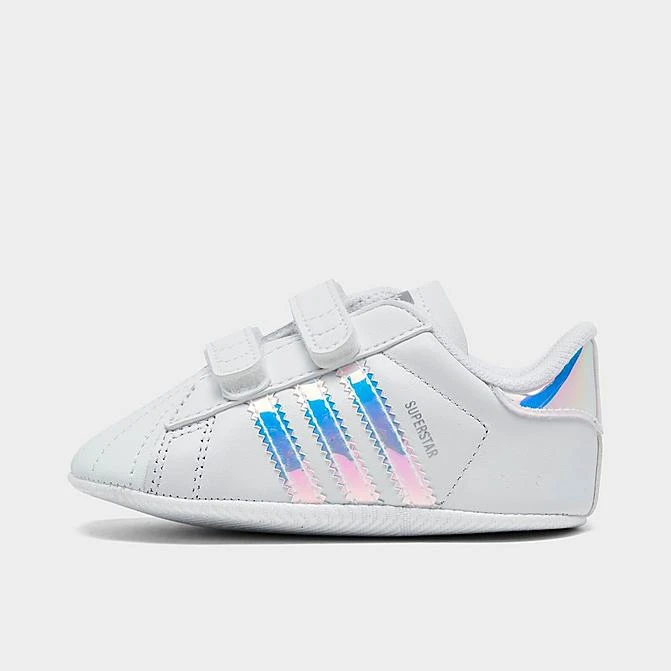 Girls' Infant Adidas Originals Superstar Crib Shoes White/White/Black - BD8000 100 3 Girls' Infant Adidas Originals Superstar Crib Shoes White/White/Black - BD8000 100
