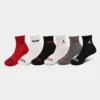 Nike Little Kids' Jordan Legend Quarter Socks (6-Pack) Multi-Color - BJ0342G RK2 -Default Template 7 BJ0342G RK2 P1
