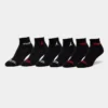 Nike Little Kids' Jordan Ankle Socks (6-Pack) Black - BJ0342 023 -Default Template 7 BJ0342 023 P1