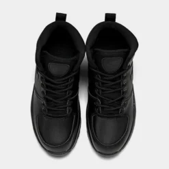 Big Kids' Nike Manoa Leather Boots Black/Black/Black - BQ5372 001 -Default Template 7 BQ5372 001 P5