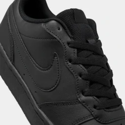 Big Kids' Nike Court Borough Low 2 Casual Shoes Black/Black/Black - BQ5448 001 -Default Template 7 BQ5448 001 P3