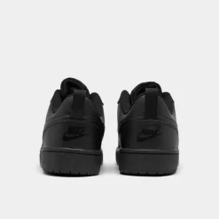 Big Kids' Nike Court Borough Low 2 Casual Shoes Black/Black/Black - BQ5448 001 -Default Template 7 BQ5448 001 P4