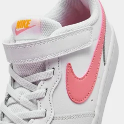 Little Kids' Nike Court Borough Low 2 Hook-and-Loop Casual Shoes Cobalt Bliss/Pearl Pink/Cosmic Fuchsia/Light Lemon Twist - BQ5451P 124 -Default Template 7 BQ5451P 124 P3