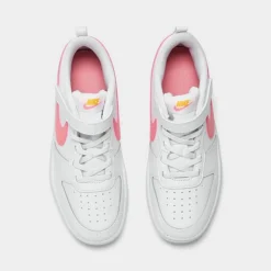 Little Kids' Nike Court Borough Low 2 Hook-and-Loop Casual Shoes Cobalt Bliss/Pearl Pink/Cosmic Fuchsia/Light Lemon Twist - BQ5451P 124 -Default Template 7 BQ5451P 124 P5