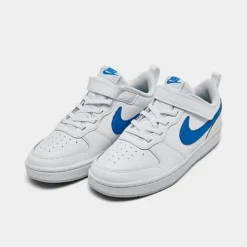 Little Kids' Nike Court Borough Low 2 Hook-and-Loop Casual Shoes White/Photo Blue/Pure Platinum - BQ5451 123 9 Little Kids' Nike Court Borough Low 2 Hook-and-Loop Casual Shoes White/Photo Blue/Pure Platinum - BQ5451 123 -Default Template 7 BQ5451 123 P2