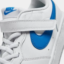 Little Kids' Nike Court Borough Low 2 Hook-and-Loop Casual Shoes White/Photo Blue/Pure Platinum - BQ5451 123 10 Little Kids' Nike Court Borough Low 2 Hook-and-Loop Casual Shoes White/Photo Blue/Pure Platinum - BQ5451 123 -Default Template 7 BQ5451 123 P3