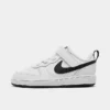 Kids' Toddler Nike Court Borough Low 2 Casual Shoes White/Black - BQ5453 104 -Default Template 7 BQ5453 104 P1
