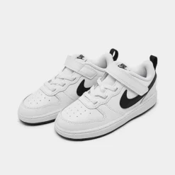 Kids' Toddler Nike Court Borough Low 2 Casual Shoes White/Black - BQ5453 104 -Default Template 7 BQ5453 104 P2