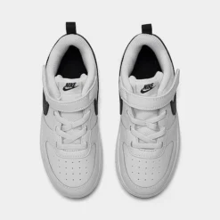 Kids' Toddler Nike Court Borough Low 2 Casual Shoes White/Black - BQ5453 104 -Default Template 7 BQ5453 104 P5