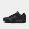 Big Kids' Nike Air Max 90 Casual Shoes Black/Black/Black/White - CD6864 001 -Default Template 7 CD6864 001 P1