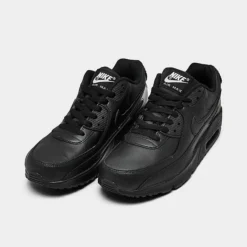 Big Kids' Nike Air Max 90 Casual Shoes Black/Black/Black/White - CD6864 001 -Default Template 7 CD6864 001 P2
