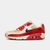 Big Kids' Nike Air Max 90 Casual Shoes Sesame/Black/Red Clay/Sail - CD6864 200 -Default Template 7 CD6864 200 P1