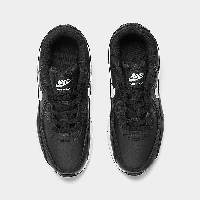 Little Kids' Nike Air Max 90 Casual Shoes Black/White-Black - CD6867 010 7 Little Kids' Nike Air Max 90 Casual Shoes Black/White-Black - CD6867 010 - Image 5