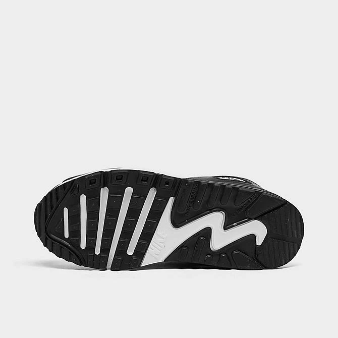 Little Kids' Nike Air Max 90 Casual Shoes Black/White-Black - CD6867 010 8 Little Kids' Nike Air Max 90 Casual Shoes Black/White-Black - CD6867 010 - Image 6