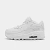 Kids' Toddler Nike Air Max 90 Casual Shoes White/Metallic Silver/White/White - CD6868 100 -Default Template 7 CD6868 100 P1