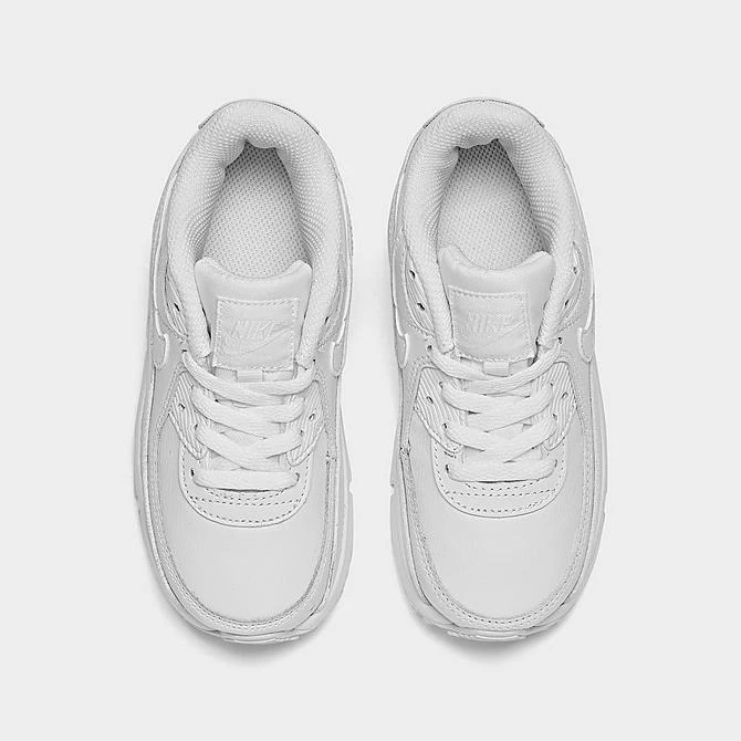 Kids' Toddler Nike Air Max 90 Casual Shoes White/Metallic Silver/White/White - CD6868 100 7 Kids' Toddler Nike Air Max 90 Casual Shoes White/Metallic Silver/White/White - CD6868 100 - Image 5